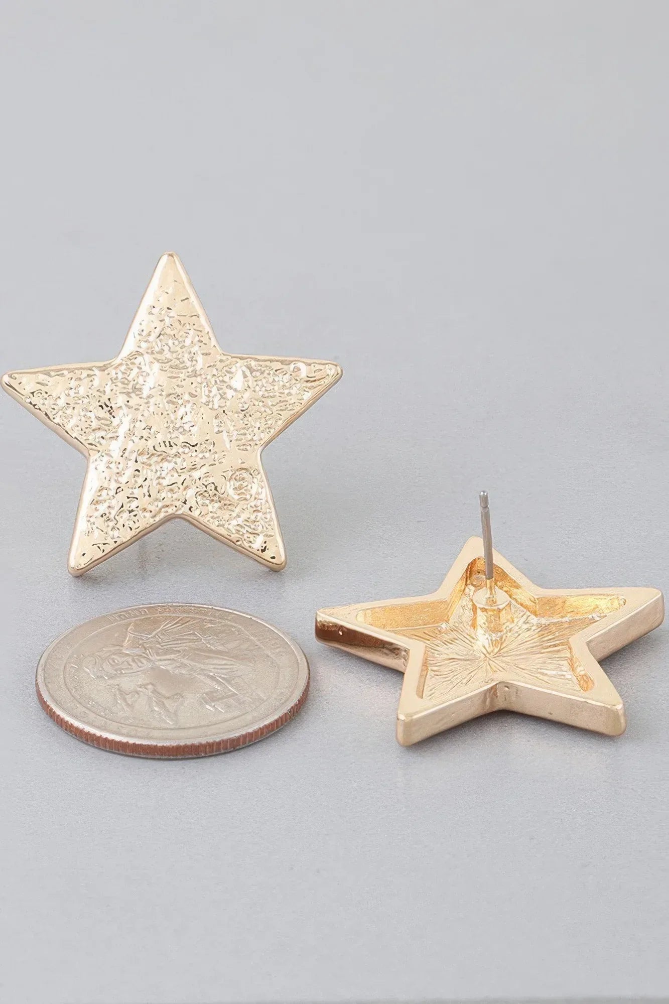 I'm A Star Hammered Earrings | Mixtshop LLC