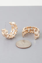 Twin Hearts Hoop Earrings | Mixtshop LLC