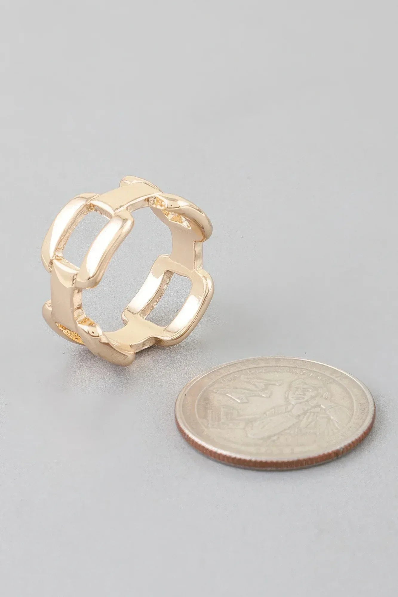 Shiny Link Chain Ring | Mixtshop LLC