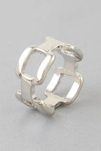 Shiny Link Chain Ring | Mixtshop LLC