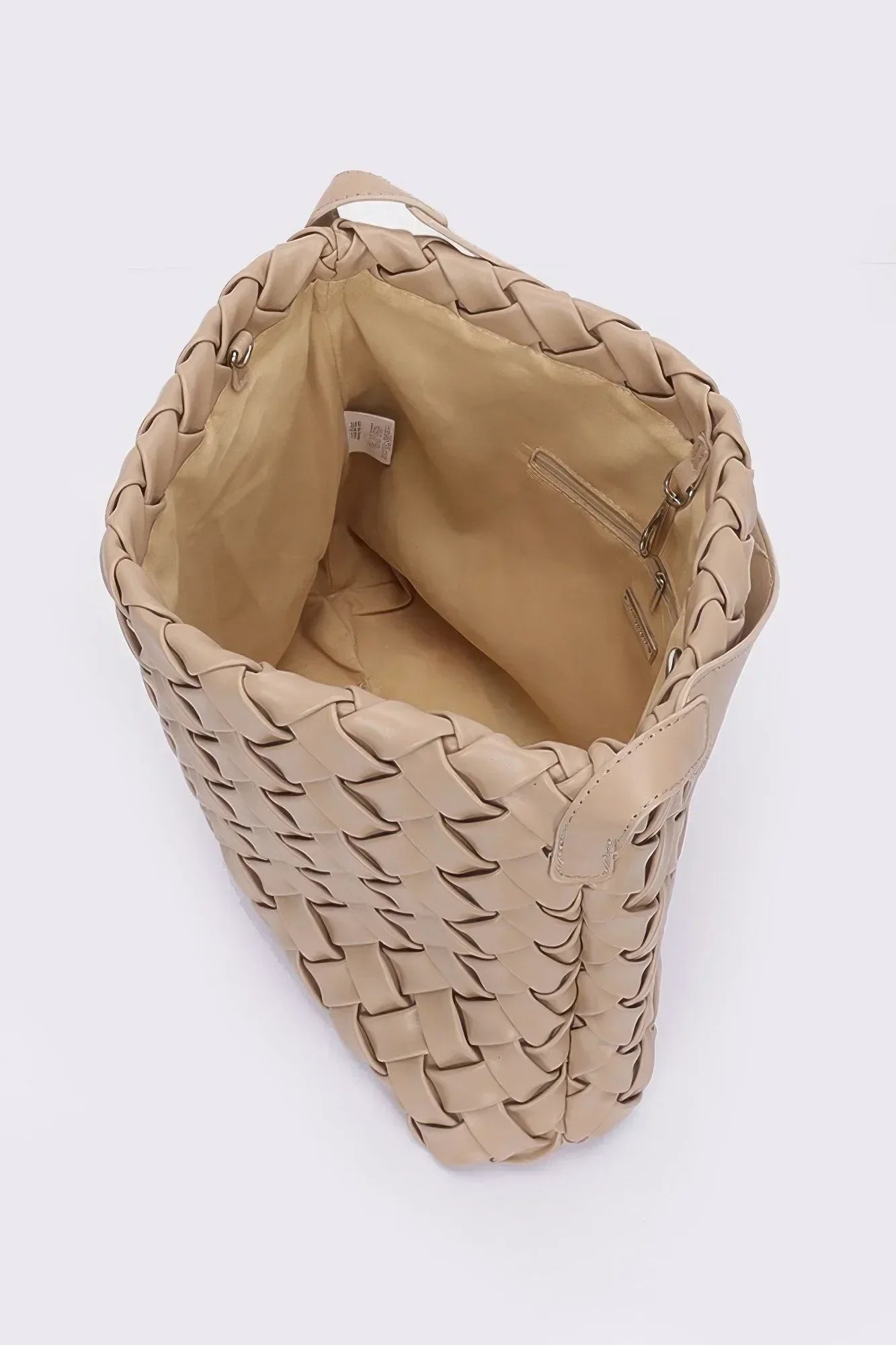 Faux Leather Braided Embossed Hobo Bag | Mixtshop LLC