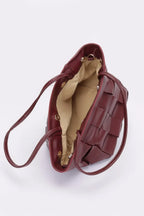 Faux Leather Braided Tote Bag | Mixtshop LLC