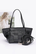 Faux Leather Braided Tote Bag | Mixtshop LLC