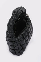Quilted Faux Leather Padded Handle Bag | Mixtshop LLC