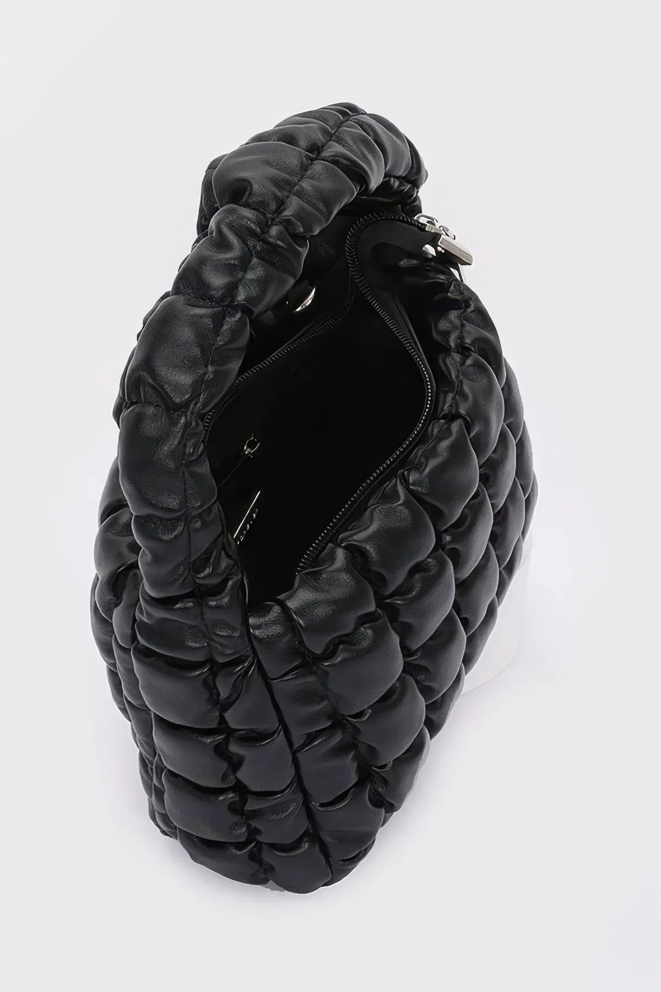 Quilted Faux Leather Padded Handle Bag | Mixtshop LLC