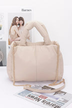 Faux Leather Padded Tote Bag | Mixtshop LLC