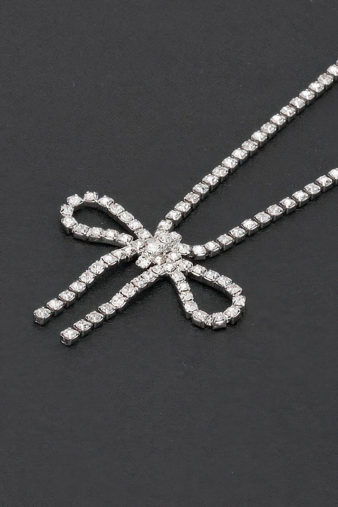 Rhinestone Necklace Secondary image