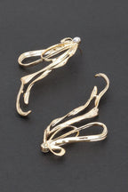 Gold Plated Metal Earring | Mixtshop LLC