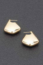 Gold Plated Metal Earring | Mixtshop LLC