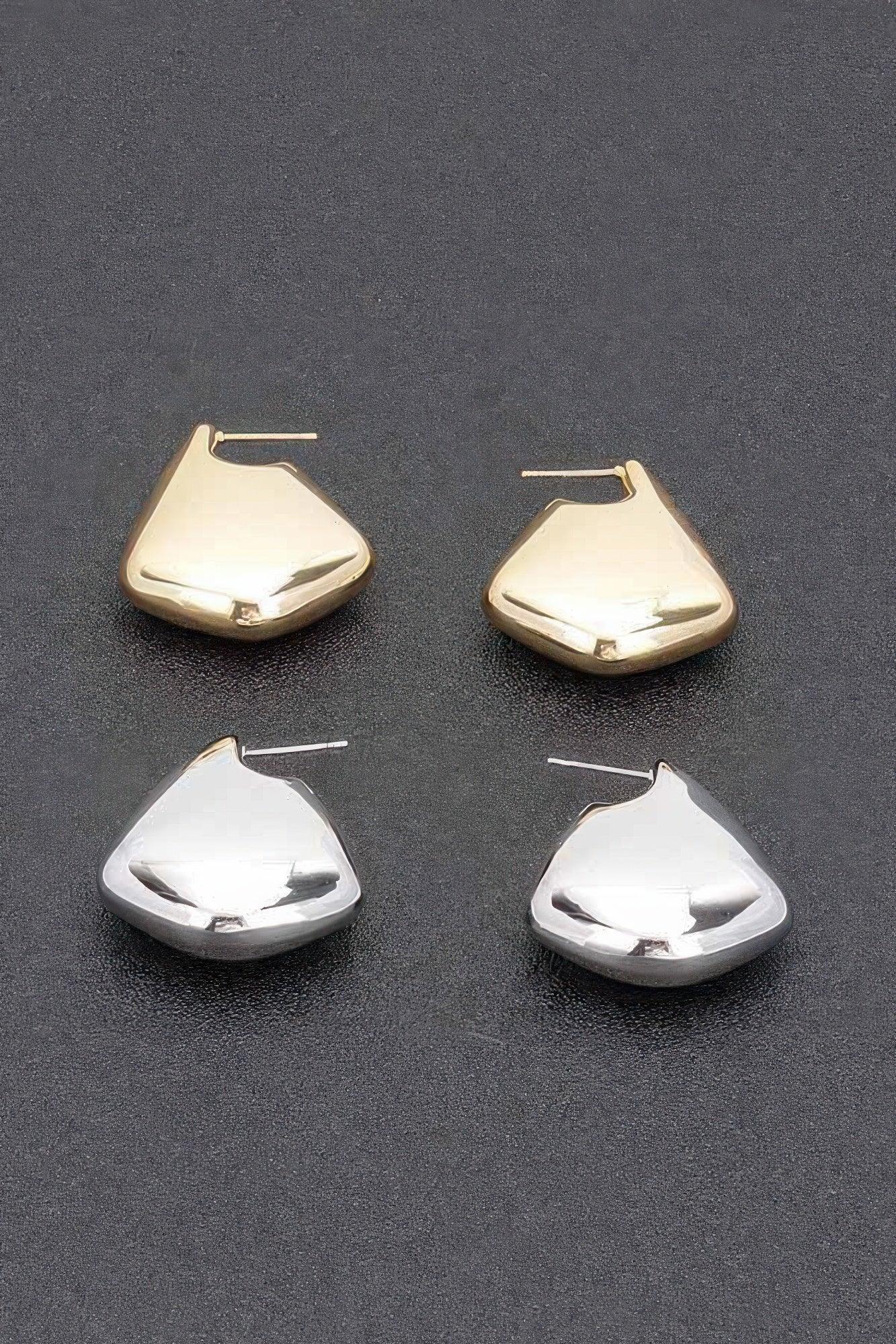 Gold Plated Metal Earring | Mixtshop LLC