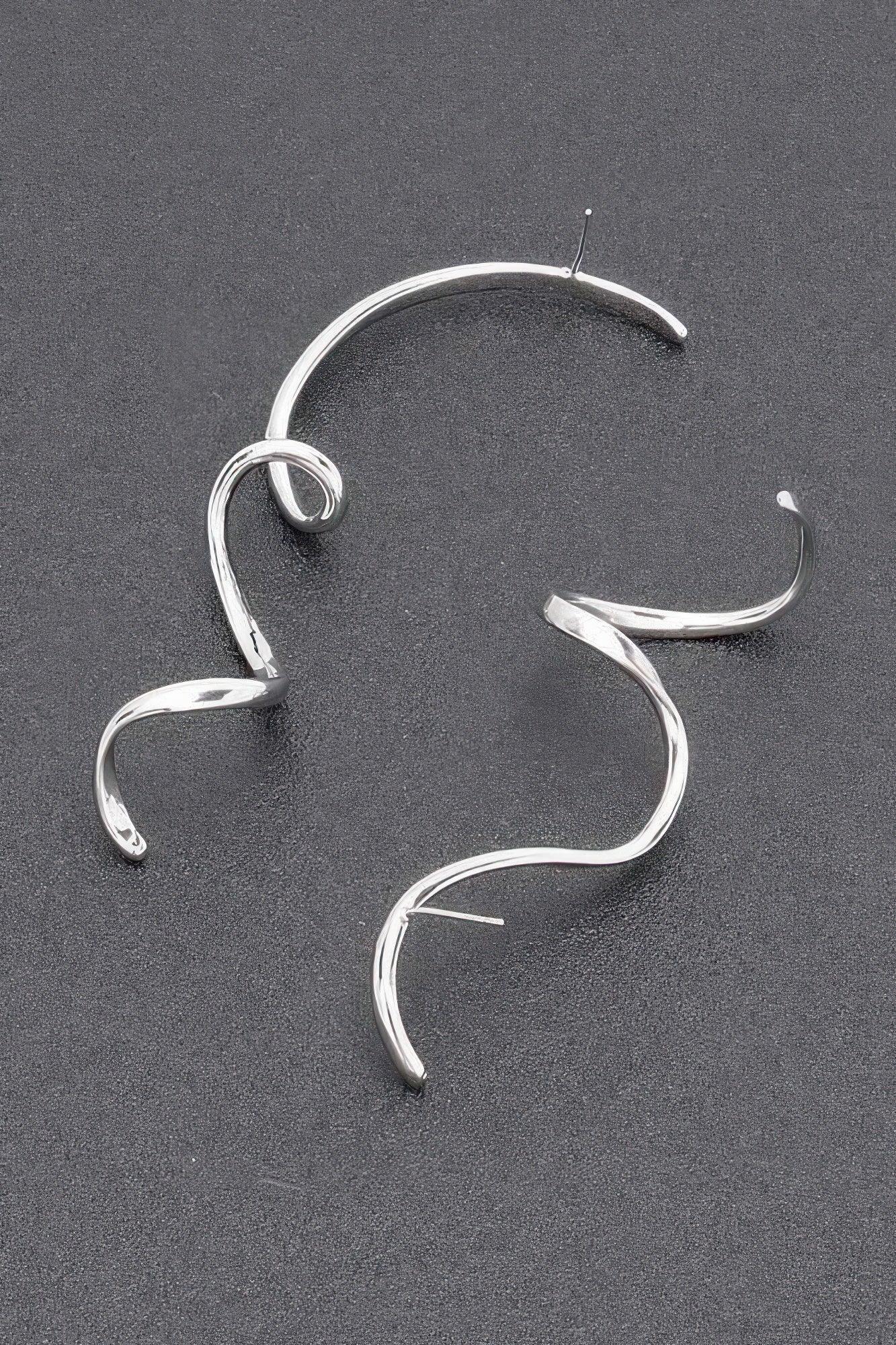 Gold Plated Metal Earring | Mixtshop LLC