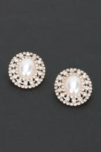 Faux Pearl Rhinestone Earring | Mixtshop LLC