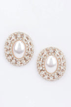 Faux Pearl Rhinestone Earring | Mixtshop LLC