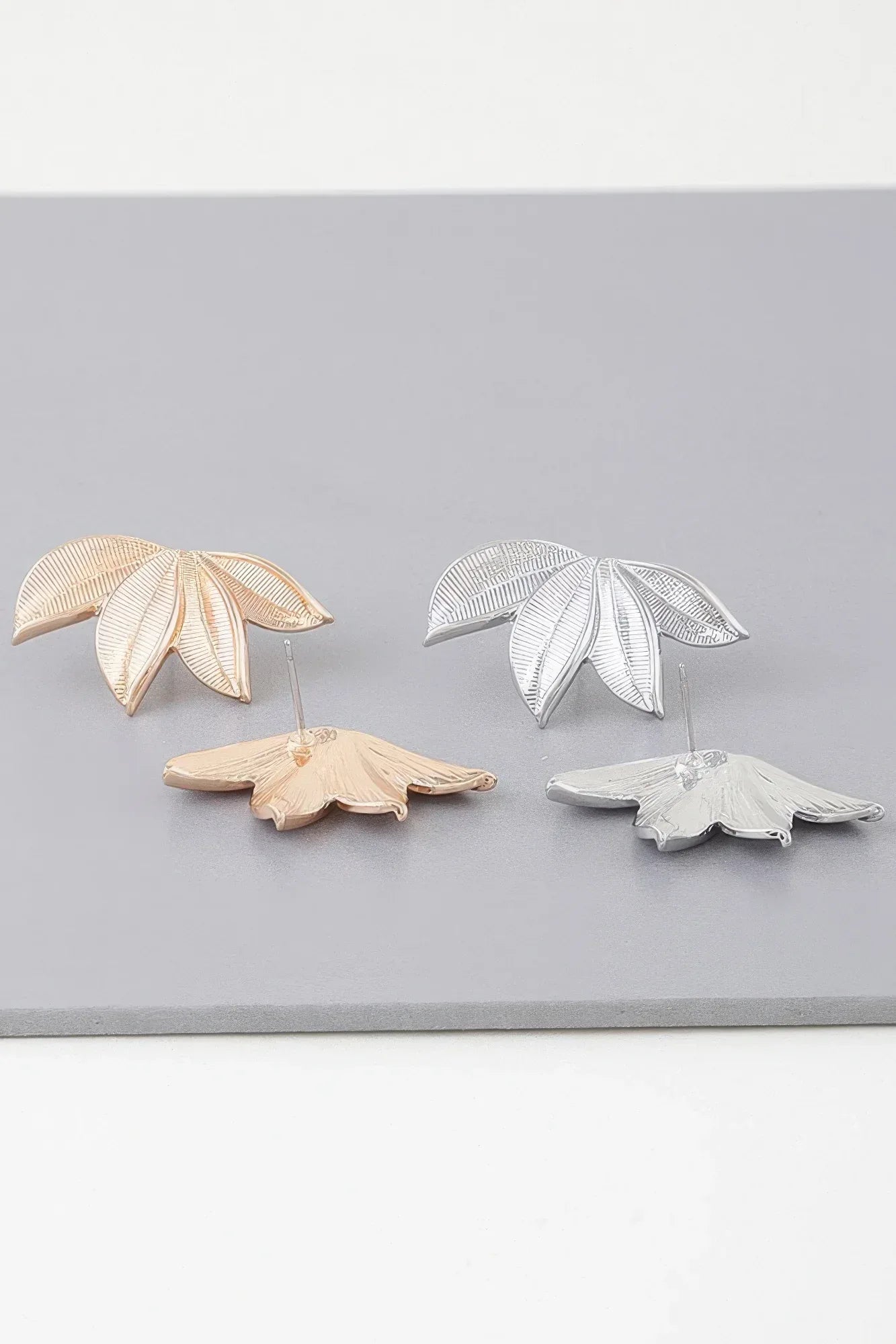 Multi Leaf Stud Earrings | Mixtshop LLC