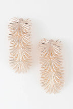 Multi Flare Leaf Drop Earrings | Mixtshop LLC