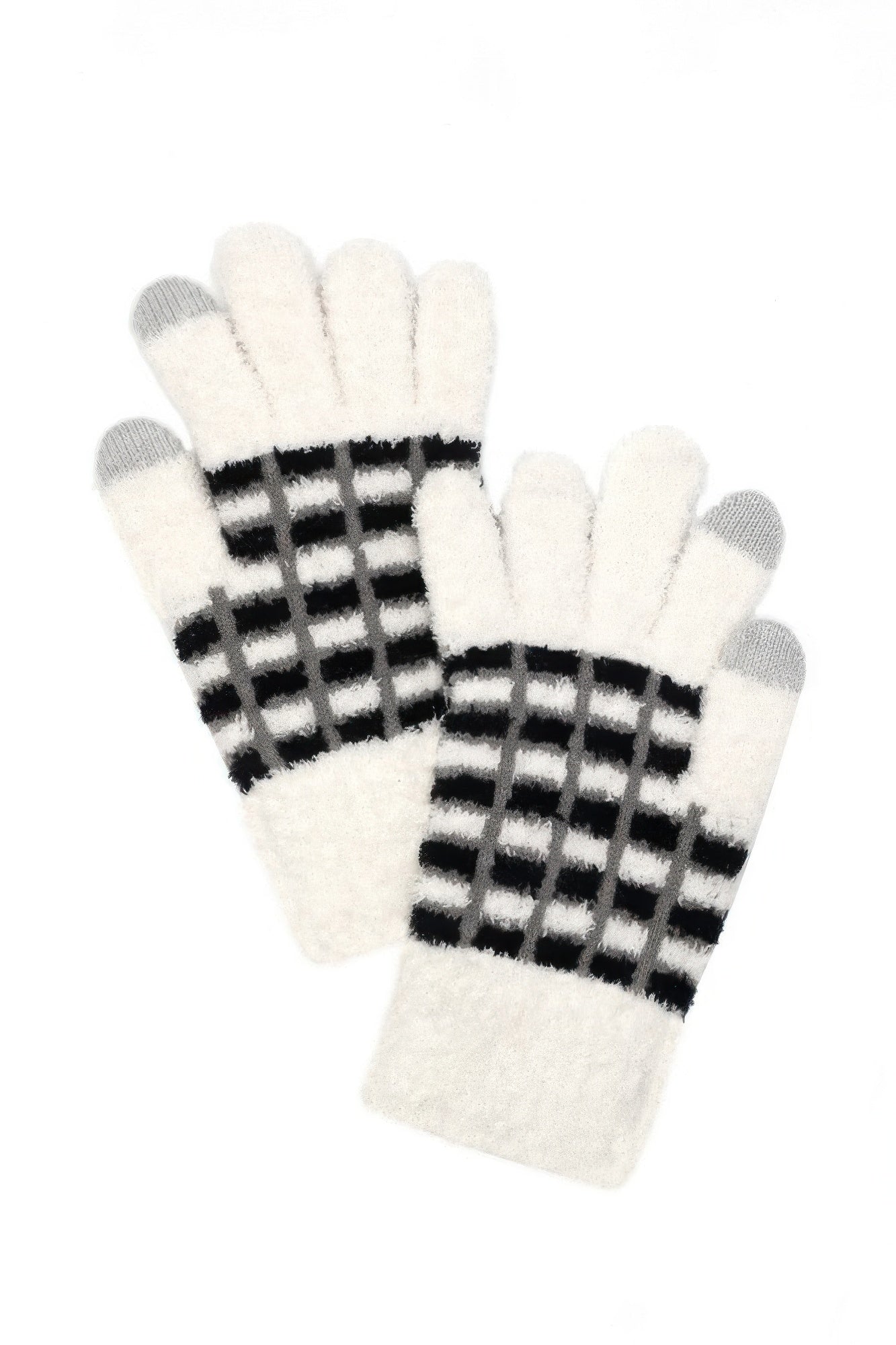 Cozy Color Blocked Smart Winter Gloves Secondary image