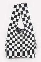 Checker Poly Woven Bag | Mixtshop LLC