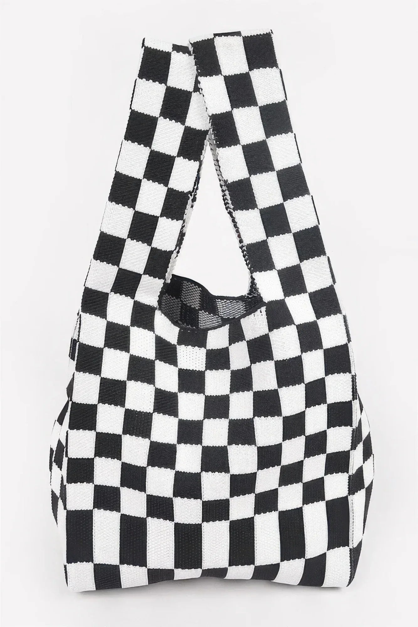 Checker Poly Woven Bag | Mixtshop LLC