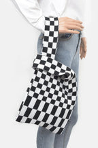 Checker Poly Woven Bag | Mixtshop LLC