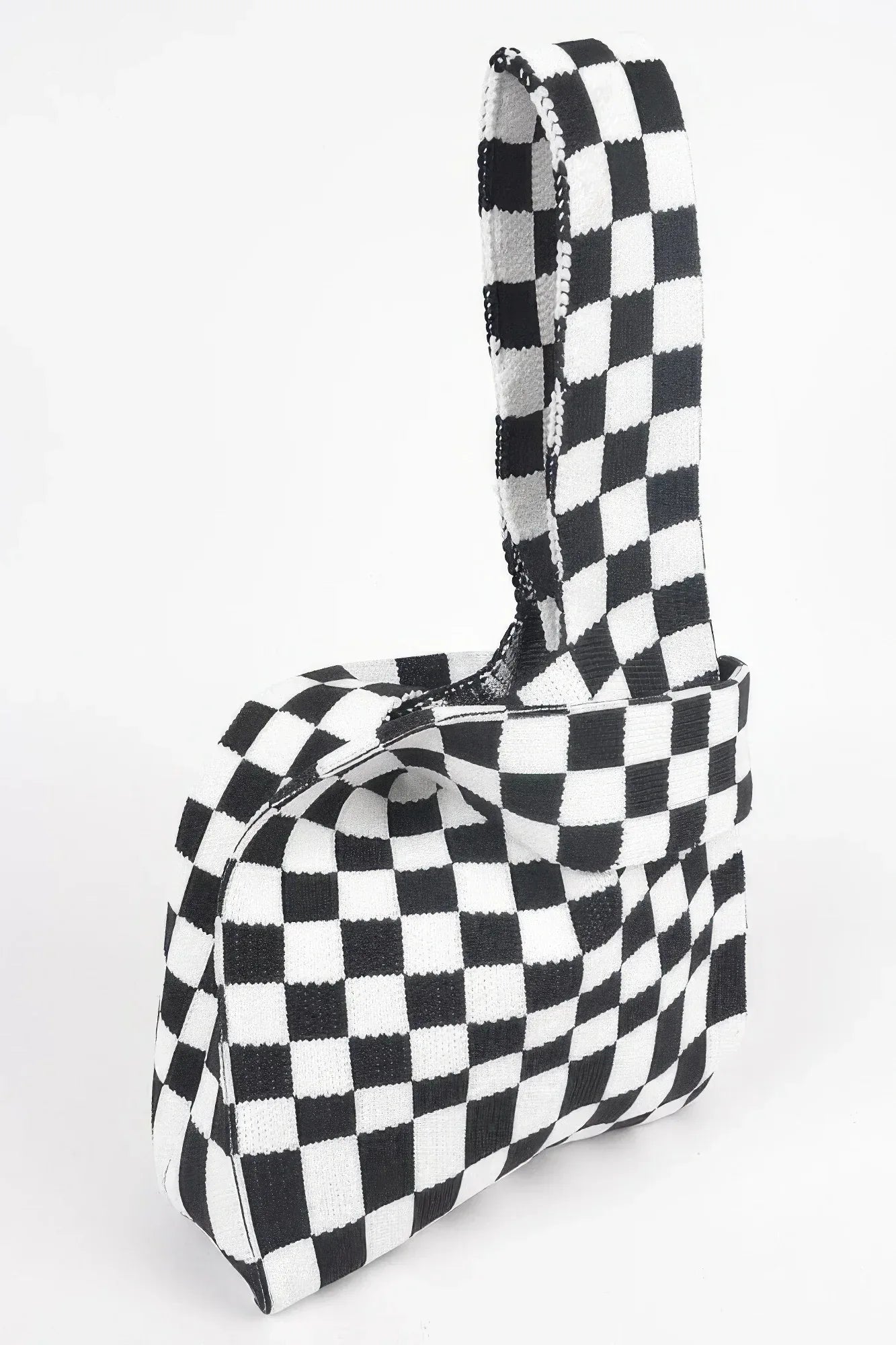 Checker Poly Woven Bag | Mixtshop LLC