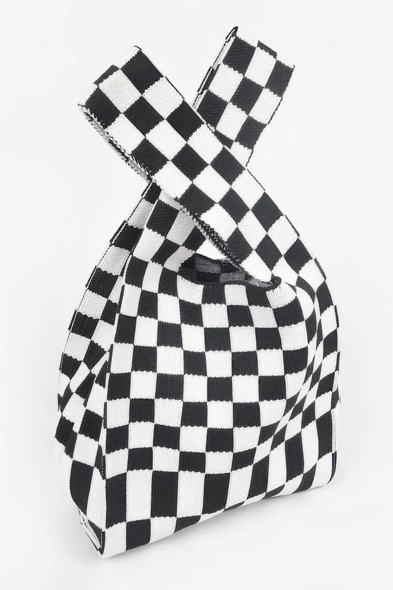 Checker Poly Woven Bag | Mixtshop LLC
