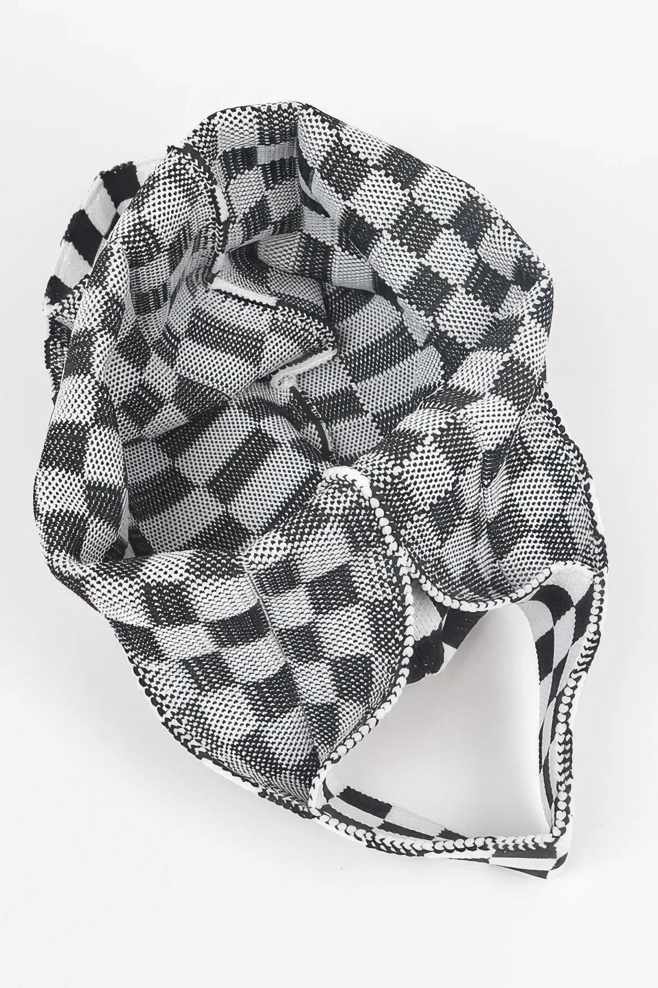 Checker Poly Woven Bag | Mixtshop LLC