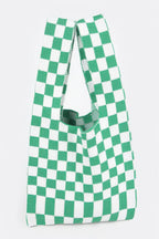 Checker Poly Woven Bag | Mixtshop LLC