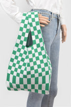 Checker Poly Woven Bag | Mixtshop LLC