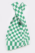Checker Poly Woven Bag | Mixtshop LLC