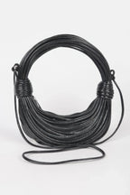 Faux Leather Rope Hobo Bag | Mixtshop LLC