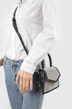 Rhinestone Top Handle Crossbody Bag | Mixtshop LLC