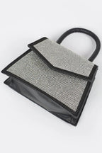 Rhinestone Top Handle Crossbody Bag | Mixtshop LLC