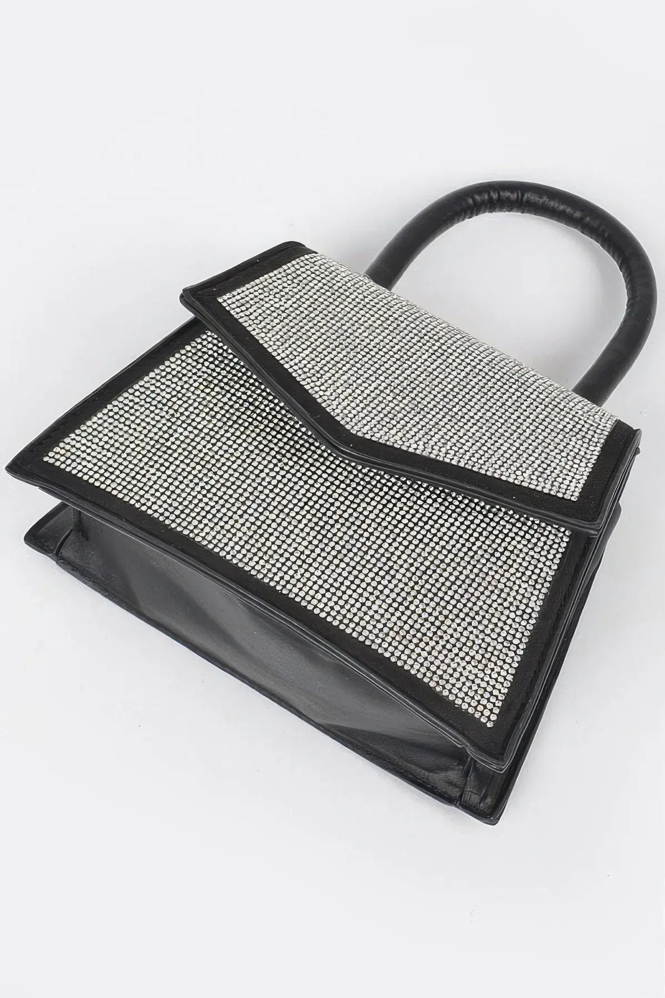Rhinestone Top Handle Crossbody Bag | Mixtshop LLC