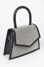Rhinestone Top Handle Crossbody Bag | Mixtshop LLC