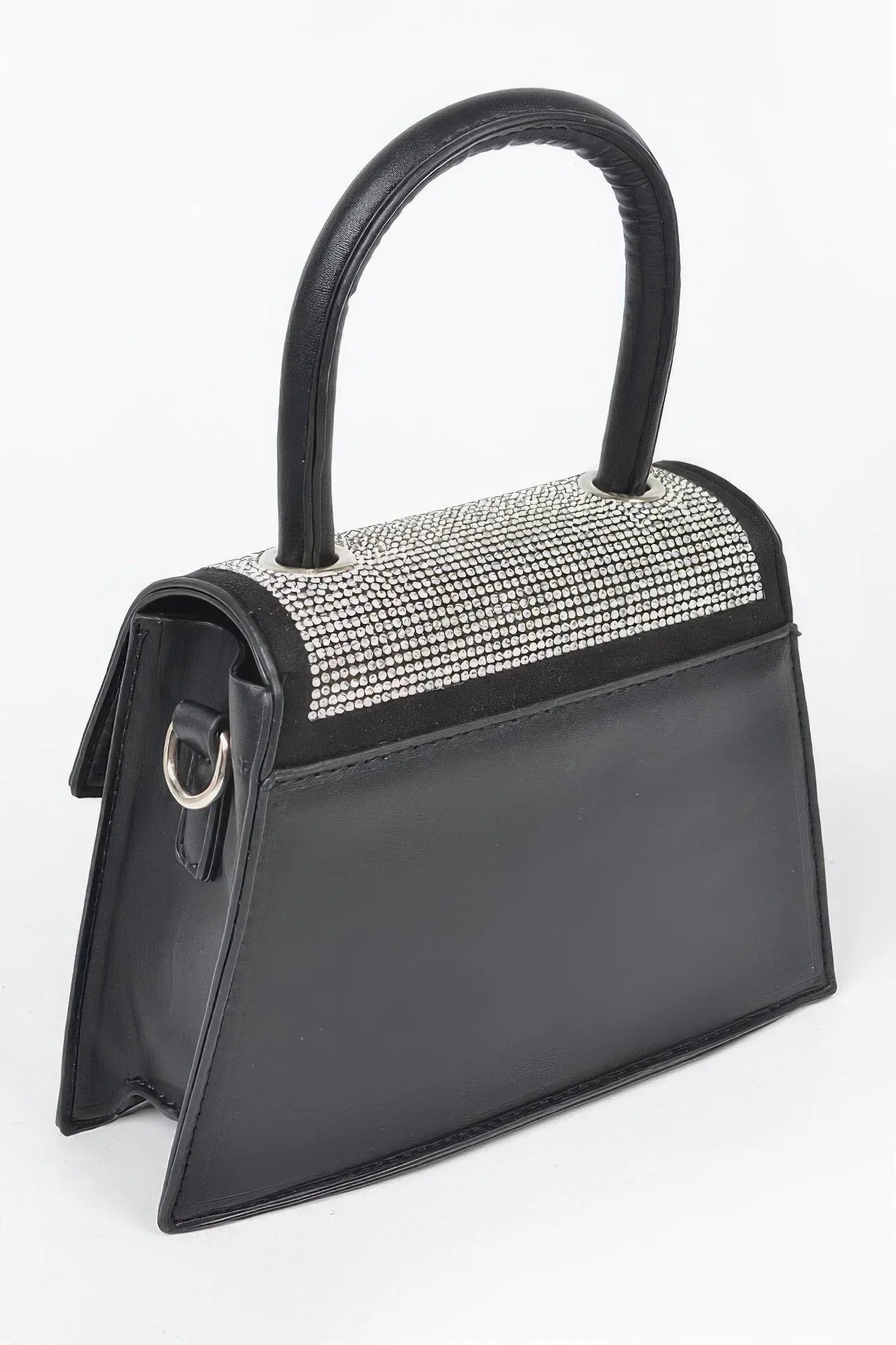 Rhinestone Top Handle Crossbody Bag | Mixtshop LLC