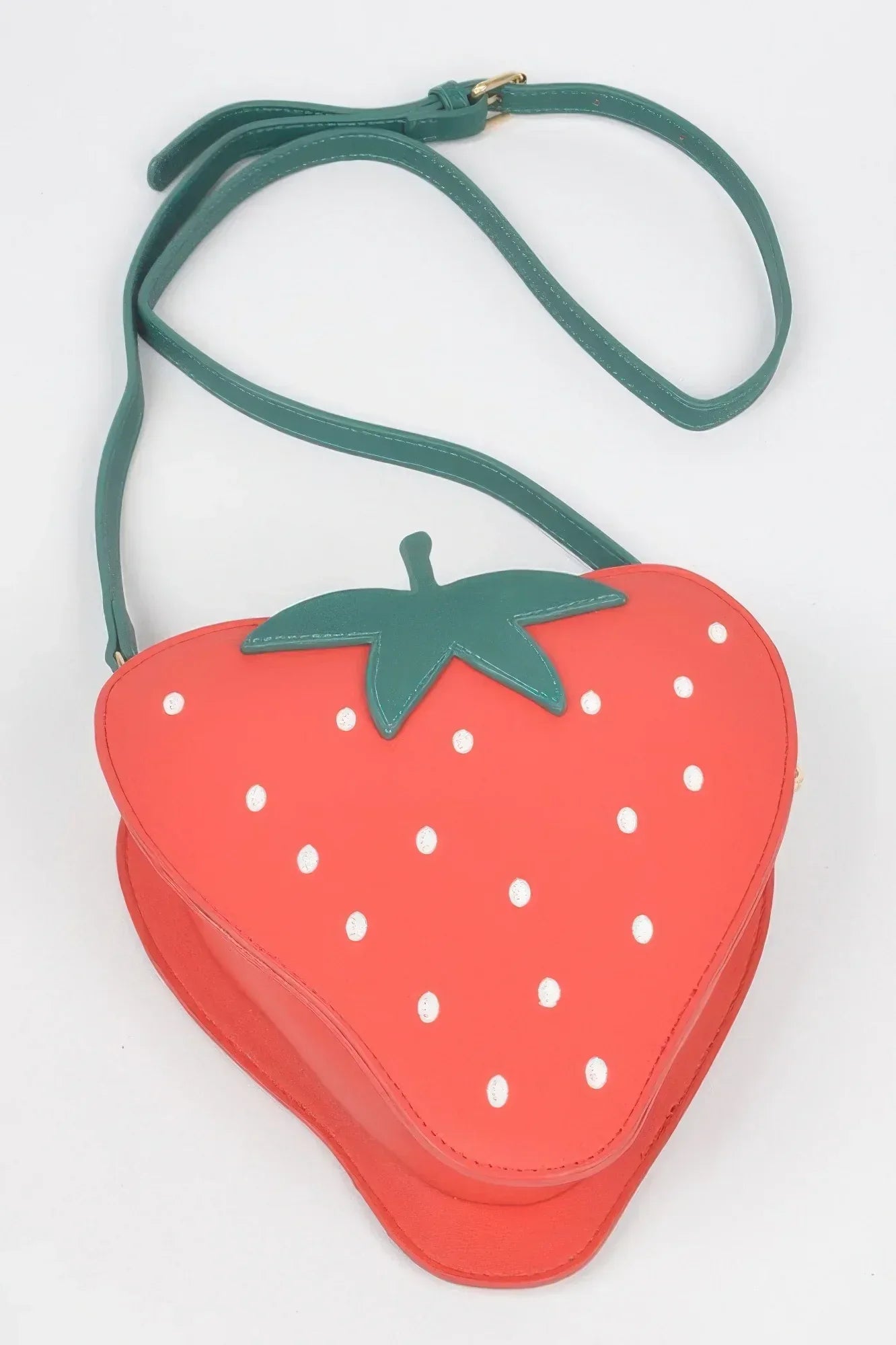 Faux Suede Strawberry Novelty Bag | Mixtshop LLC
