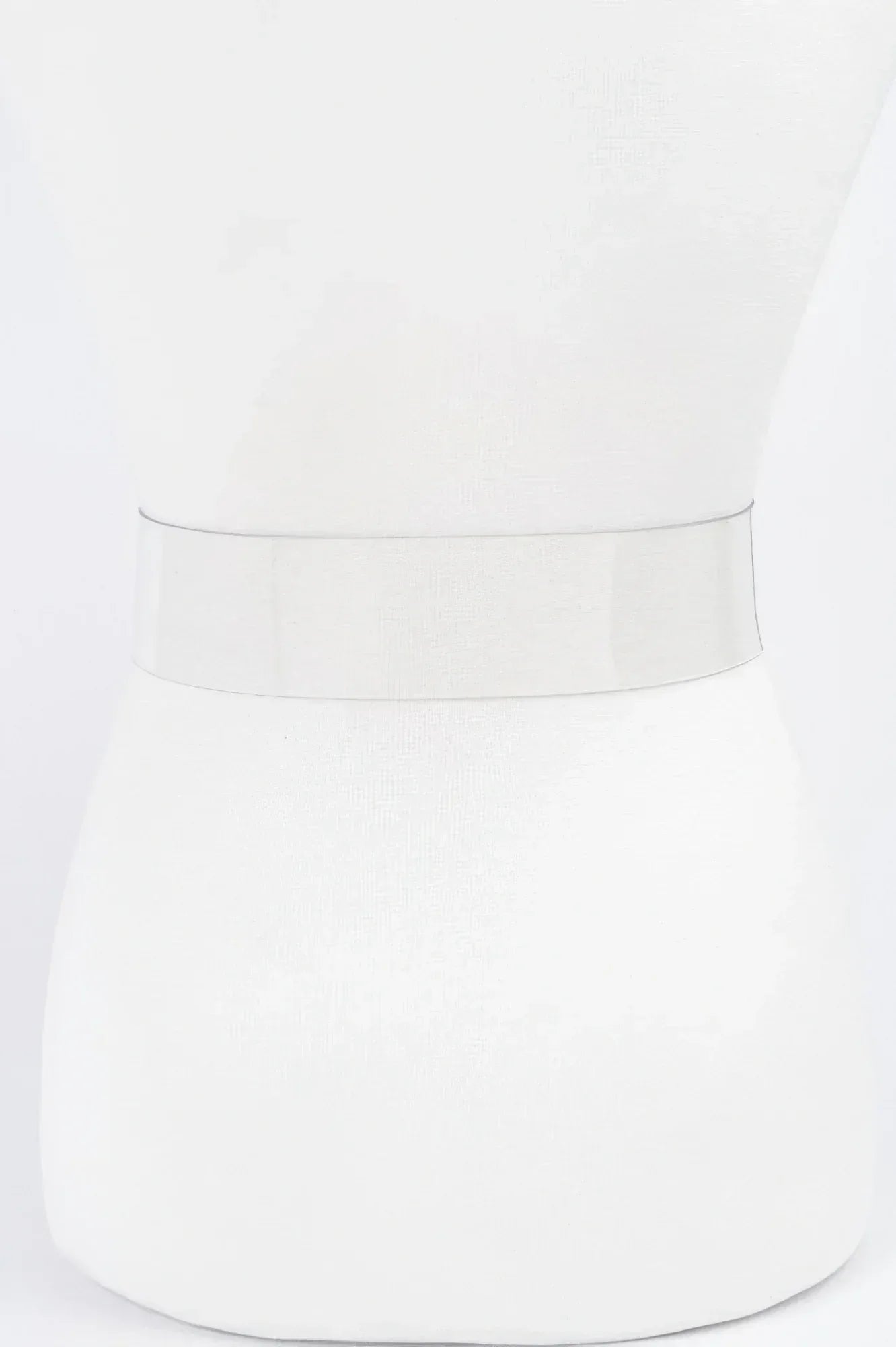 Stone Metal Buckle Clear Plus Size Belt | Mixtshop LLC