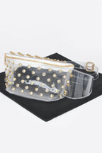 Transparent Rhinestone Studded Fanny Pack | Mixtshop LLC
