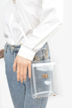 Transparent Top Handle Flap Clutch | Mixtshop LLC