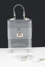Transparent Top Handle Flap Clutch | Mixtshop LLC