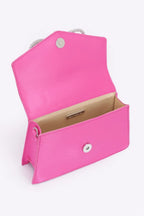 Rhinestone Ribbon Handle Flap Bag | Mixtshop LLC
