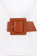 Faux Leather Plus Size Waist Belt | Mixtshop LLC