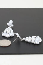 Jeweled Pearl Teardrop Earrings | Mixtshop LLC