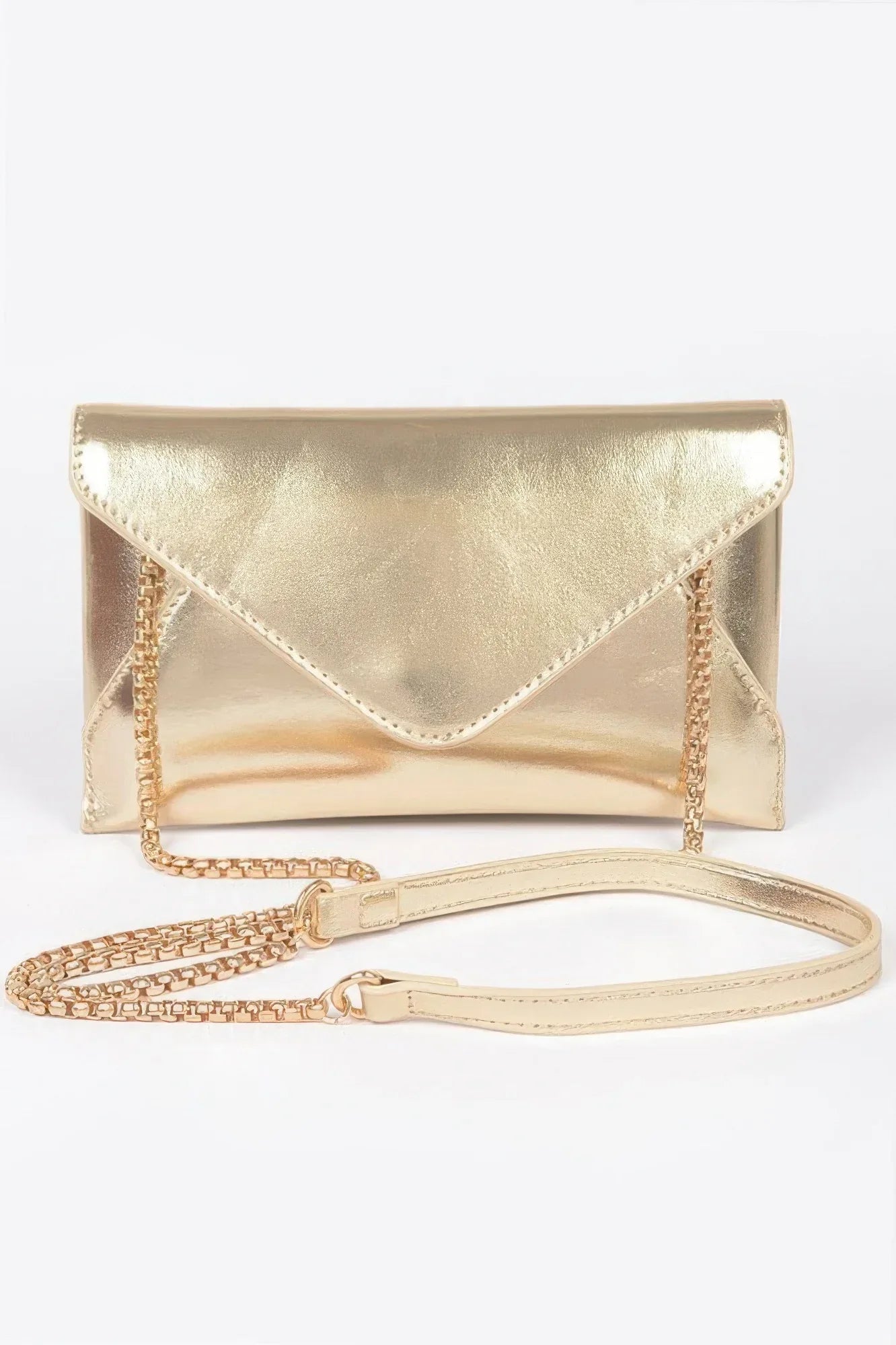 Metallic Small Envelope Clutch | Mixtshop LLC Main image
