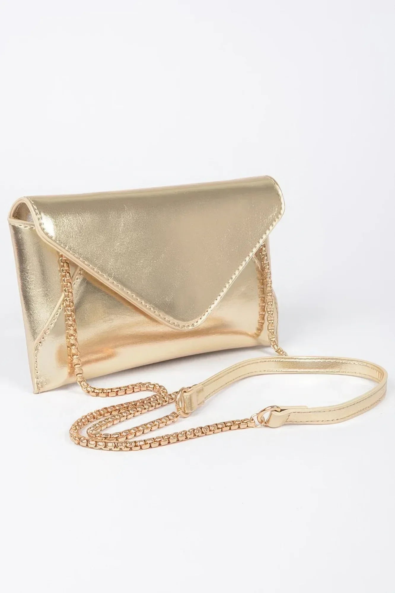 Metallic Small Envelope Clutch Secondary image
