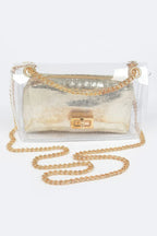 Clear Pvc Clutch With Shiny Pouch | Mixtshop LLC