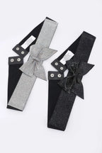 Rhinestone Ribbon Elastic Belt | Mixtshop LLC
