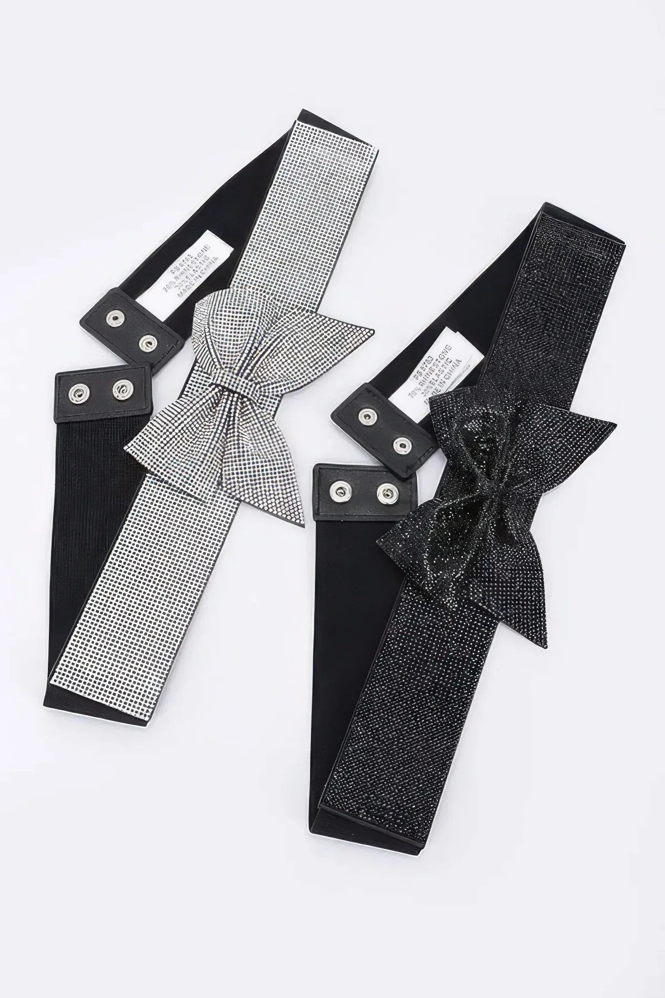 Rhinestone Ribbon Elastic Belt | Mixtshop LLC