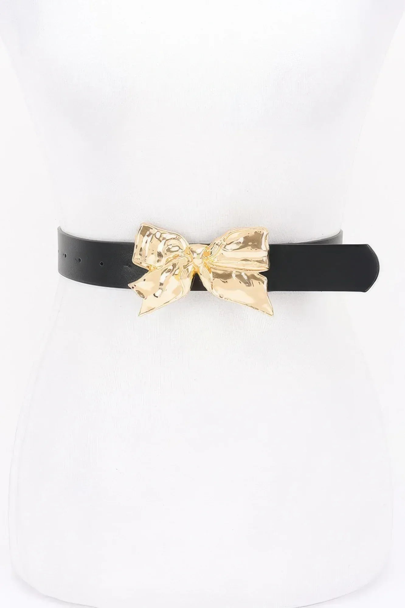 Metal Ribbon Buckle Belt | Mixtshop LLC Main image