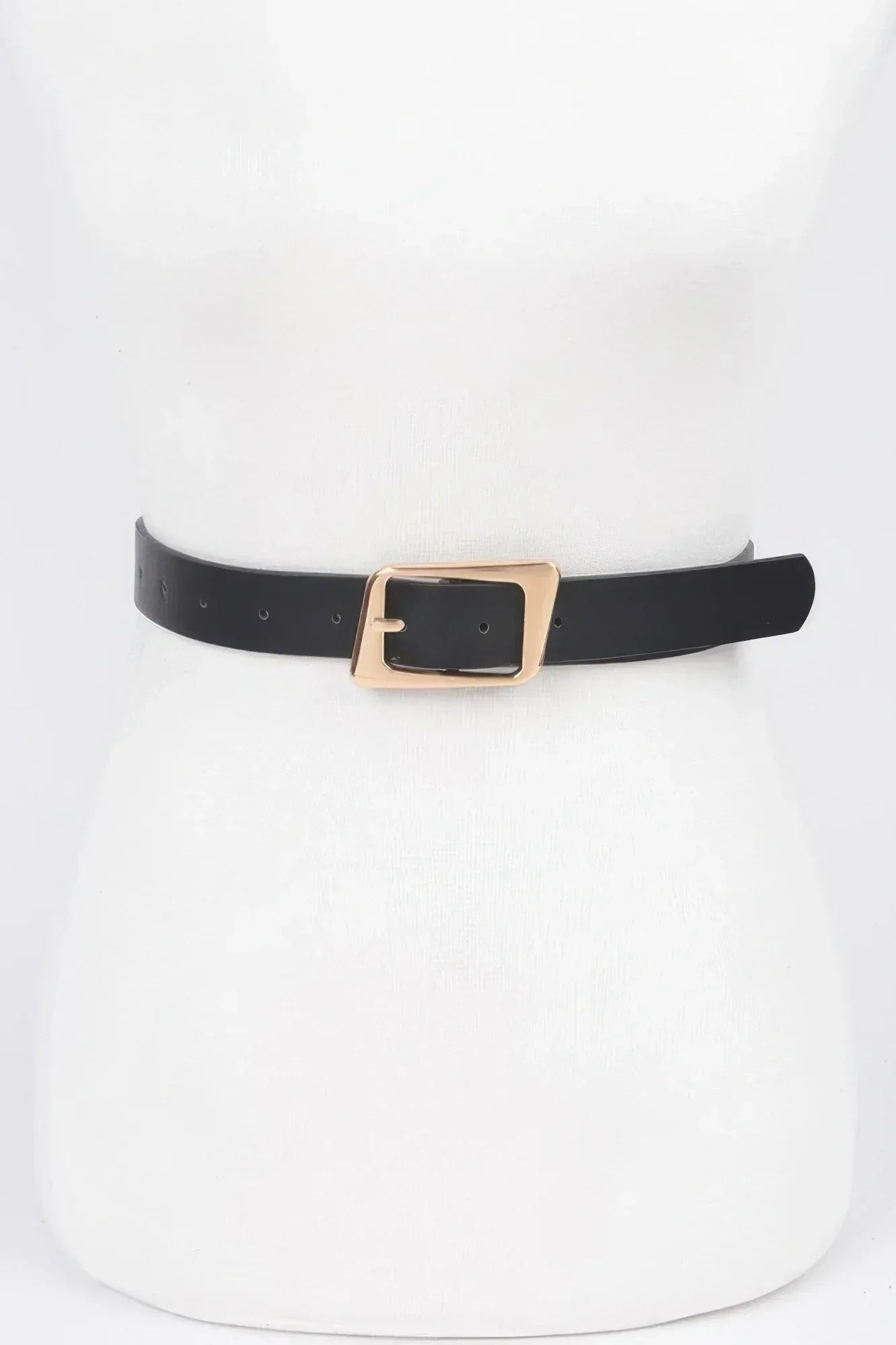 Faux Leather Metal Buckle Belt | Mixtshop LLC Main image